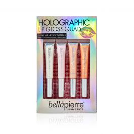 Toestemming Beperken hefboom Bellapierre Holographic Lip Gloss Quad | Non-Sticky Moisturizing Formula
